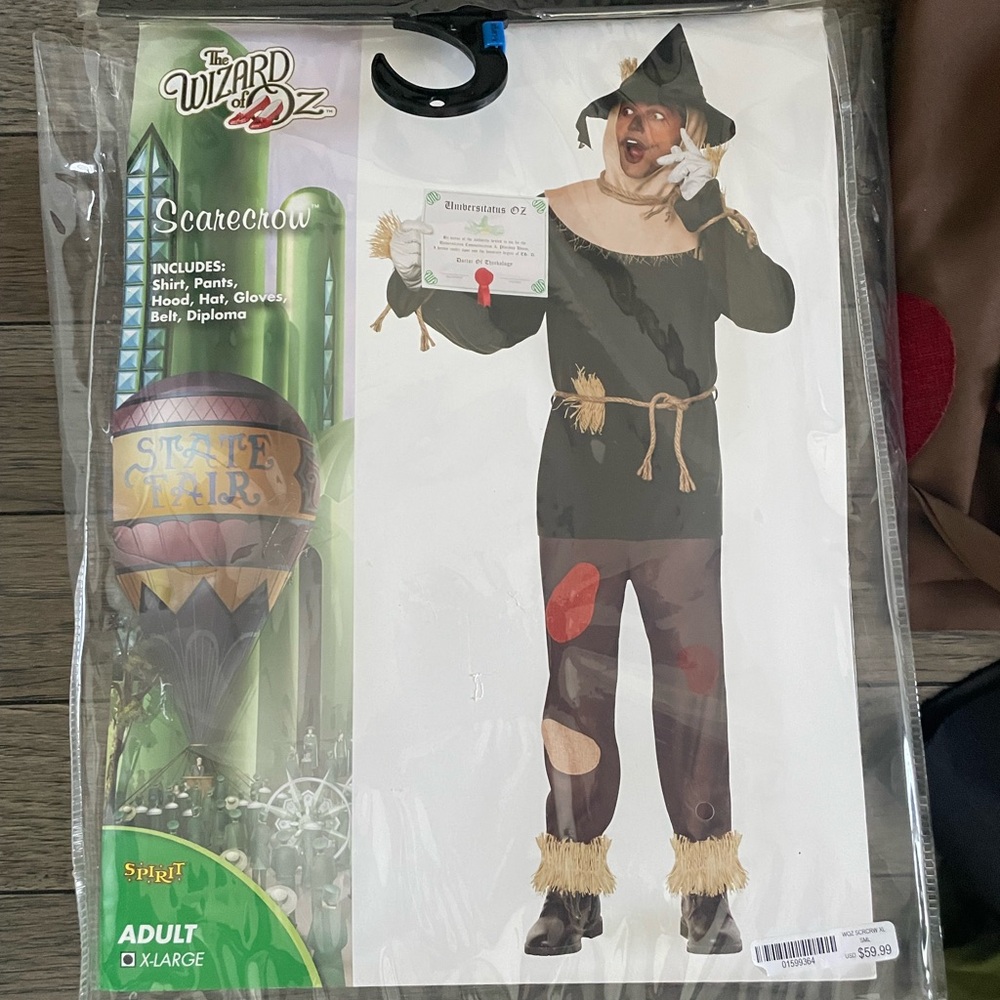 Wizard of Oz Scarecrow Costume XL